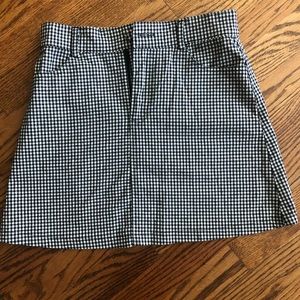 John Galt Gingham Skirt